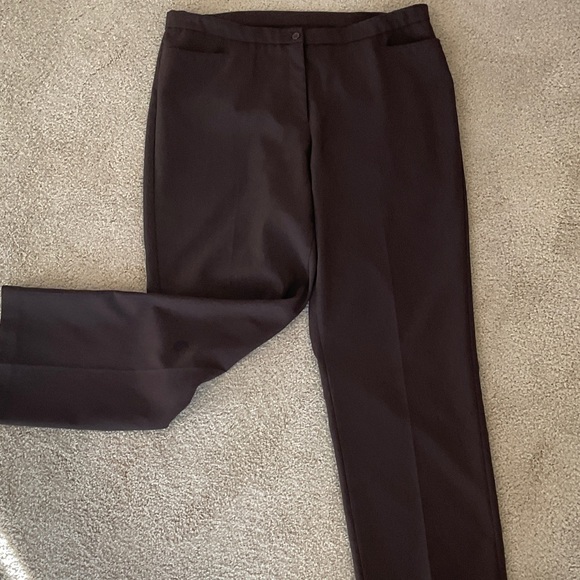 Allison Daley Other - Allison Daley Dark Brown Dress Pants
